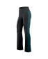 ფოტო #2 პროდუქტის Women's Black Philadelphia Eagles Studio Fitted Flared Leggings