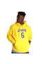 NİKE Los Angeles Lakers Erkek Sarı Basketbol Sweatshirt DDB1181-728- BOL KESİM 1 BEDEN KÜÇÜK ALINIZ