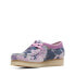 Фото #7 товара Clarks Wallabee 26169917 Womens Pink Suede Oxfords & Lace Ups Casual Shoes