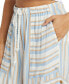 Juniors' Precious Cargo Beach Pant Egret Small Silk Caye Stripe, XL - фото #3