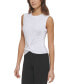 Women's Rib-Knit Twist-Hem Tank