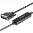 Фото #5 товара StarTech.com 3.3 ft. (1 m) USB-C to DVI Cable - 1920 x 1200 - Black - 1 m - USB Type-C - DVI-D - Male - Male - Straight