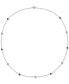 ფოტო #1 პროდუქტის Sapphire (3/4 ct. t.w.) 17" Collar Necklace in Sterling Silver. Also in Ruby & Emerald