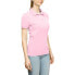 Page & Tuttle Solid Jersey Short Sleeve Polo Shirt Womens Pink Casual P39919-PNK