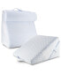Фото #1 товара Adjustable Wedge Pillow with Cooling Cover and Extra Pillow