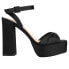 Фото #1 товара Nina Dorcas Platform Womens Black Dress Sandals DORCAS-BLACK