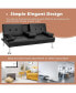 Convertible Folding Futon Sofa Bed Leather - фото #7