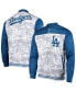 ფოტო #2 პროდუქტის Men's Royal Los Angeles Dodgers Camo Full-Zip Jacket