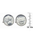 ფოტო #2 პროდუქტის Silver Jefferson Nickel Wartime Nickel Bezel Coin Cuff Links