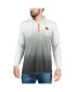 ფოტო #2 პროდუქტის Men's Gray Oregon State Beavers Magic Team Logo Quarter-Zip Jacket