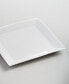 Фото #1 товара 10" Whiteware Square Dinner Plate, Created for Macy's