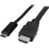 Фото #1 товара StarTech.com USB-C to HDMI Adapter Cable - 1m (3 ft.) - 4K at 30 Hz - 1 m - USB Type-C - HDMI - Male - Male - Straight
