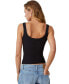 ფოტო #2 პროდუქტის Women’s Staple Rib Double Scoop Tank