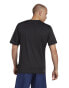 Фото #3 товара adidas Training Essential melange t-shirt in black