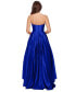 Фото #2 товара Petite Strapless High-Low Gown