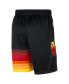 ფოტო #4 პროდუქტის Men's Black Utah Jazz 2020/21 City Edition Swingman Shorts