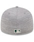 Фото #3 товара Men's Gray Oakland Athletics 2024 Clubhouse Low Profile 59FIFTY Fitted Hat