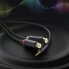 Фото #3 товара Kabel przewód przejściówka audio jack 3.5mm męski - 2x RCA żeński 0.25m szary