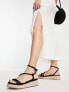 Фото #1 товара MIM Chiko platform strappy sandal in black