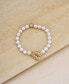 ფოტო #4 პროდუქტის Pearl Beaded Toggle Bracelet