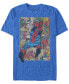 ფოტო #1 პროდუქტის Marvel Men's Comic Collection Classic Spider-Man Swinging Short Sleeve T-Shirt