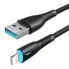 Kabel przewód do iPhone Starry Series USB-A - Lightning 3A 1m czarny