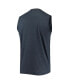 Фото #4 товара Men's Heathered Navy Milwaukee Brewers Muscle Tank Top