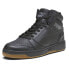 Puma Rebound V6 High Top Mens Black Sneakers Casual Shoes 39232606