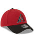 Фото #4 товара Men's Red, Black Arizona Diamondbacks Team Classic 39THIRTY Flex Hat