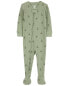 Фото #1 товара Baby 1-Piece Palm Tree Thermal Footie Pajamas 24M