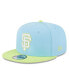 ფოტო #1 პროდუქტის Men's Light Blue, Neon Green San Francisco Giants Spring Basic Two-Tone 9FIFTY Snapback Hat