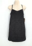 Knot Sisters 191588 Womens Black Sleeveless Lace Slip Mini Dress Size Medium