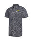 Фото #3 товара Men's Black Iowa Hawkeyes Super Slack Tide Omni-Shade Team Button-Up Shirt