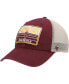 Men's Maroon Arizona State Sun Devils Four Stroke Clean Up Trucker Snapback Hat