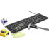 Фото #7 товара Renkforce RF-3561816 - Full-size (100%) - USB + PS/2 - Membrane - QWERTZ - Black