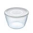 Фото #2 товара Круглая коробочка для завтраков с крышкой Pyrex Cook & Freeze 1,6 L 17 x 17 x 12 cm Прозрачный Силикон Cтекло (4 штук)