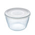 Фото #2 товара Контейнер для завтрака Круглая с крышкой Pyrex Cook & Freeze 1,6 L 17 x 17 x 12 см Прозрачный Силикон Стекло (4 шт)