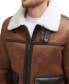 Фото #4 товара Men's Faux Shearling Shortie Rancher Jacket