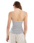 Фото #4 товара Mango lace trim cami vest in grey