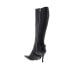 Фото #6 товара Diesel D-Venus WB Y03039-P1993-T8013 Womens Black Leather Knee High Boots 7