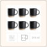 Фото #6 товара Kaffeetassen Teebecher 3er Set Schwarz