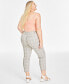 Фото #4 товара Women's Double-Weave Pull-On Ankle Pants, Created for Macy's