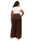 ფოტო #2 პროდუქტის Plus Size Rachel Wide Leg Pocket Pants