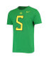 Фото #3 товара Men's Kayvon Thibodeaux Green Oregon Ducks 2022 NFL Draft Name and Number T-shirt