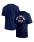Фото #1 товара Men's Navy New England Patriots Hail Mary Raglan T-shirt