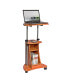 Фото #10 товара Стол подвижный для ноутбука с регулировкой по высоте RTA Products techni Mobili Sit-to-Stand Rolling