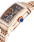 ფოტო #2 პროდუქტის Women's Bari Tortoise Rose Gold Stainless Steel Watch 34mm