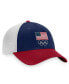 Фото #3 товара Men's Navy, White Team USA Adjustable Hat