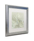 Фото #2 товара Cora Niele 'Dandelion Dew III' Matted Framed Art - 16" x 16" x 0.5"