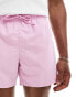 Lacoste logo swim shorts in pink